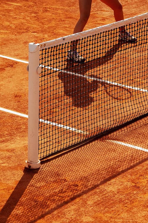 Clay court net